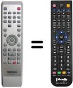 Telecomando equivalente Toshiba D-R265SF