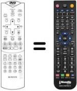 Telecomando equivalente Toshiba SD-3107E