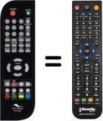 Telecomando equivalente SYTECH SY-3122