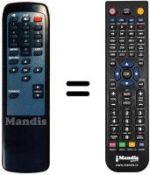 Telecomando equivalente Technisat TECHNIBOXIR