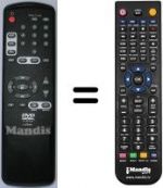 Telecomando equivalente Thomson DVD400SA