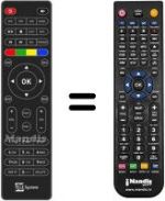 Telecomando equivalente Telesystem TSUP4K