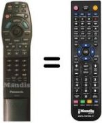 Telecomando equivalente Panasonic DVD-A360