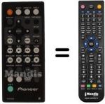 Telecomando equivalente Pioneer VXX2724