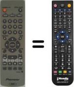 Telecomando equivalente Pioneer DV-U7