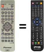 Telecomando equivalente Pioneer DV550