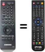 Telecomando equivalente Samsung DVD-P360