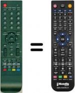 Telecomando equivalente HVS57634