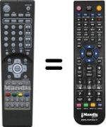 Telecomando equivalente Diffe HVS57641