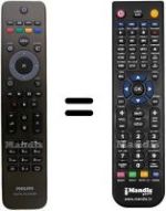 Telecomando equivalente Philips HVS53468