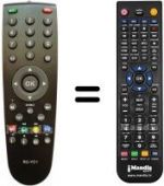Telecomando equivalente HVS57508