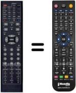 Telecomando equivalente HVS57603