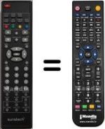 Telecomando equivalente Sunstech HVS57386