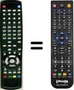 Telecomando equivalente HVS57527