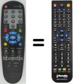 Telecomando equivalente HVS53598