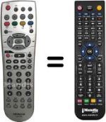 Telecomando equivalente Hitachi HVS54840