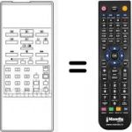 Telecomando equivalente Philips HVS52657