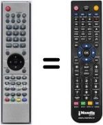 Telecomando equivalente GOLDEN INTERSTAR HVS53271