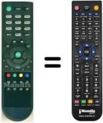 Telecomando equivalente HVS53436