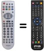 Telecomando equivalente Hitachi HVS54482