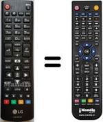 Telecomando equivalente LG HVS57434