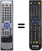 Telecomando equivalente HVS59608