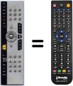 Telecomando equivalente HVS53386