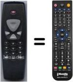 Telecomando equivalente HVS53327