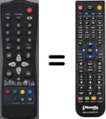 Telecomando equivalente HVS54705
