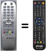 Telecomando equivalente HVS54079