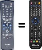 Telecomando equivalente Philips HVS54494