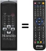 Telecomando equivalente HVS54686