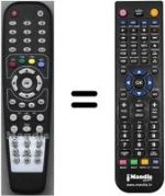 Telecomando equivalente HVS54927