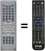 Telecomando equivalente HVS54801