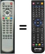 Telecomando equivalente HVS54014