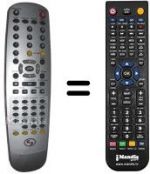 Telecomando equivalente HVS59614