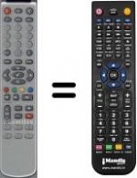 Telecomando equivalente Inverto HVS53432