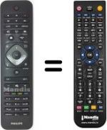 Telecomando equivalente Philips WHV12490