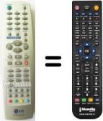 Telecomando equivalente LG SEC14629