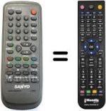 Telecomando equivalente Sanyo SEC2242