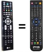 Telecomando equivalente LG WHV12456