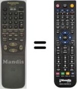Telecomando equivalente Panasonic SEC2771