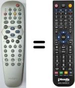 Telecomando equivalente Philips SEC8438