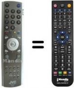 Telecomando equivalente JVC SEC15278