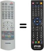 Telecomando equivalente Toshiba SEC3248