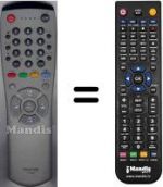 Telecomando equivalente WHV3506