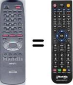 Telecomando equivalente Toshiba WHV15218
