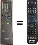 Telecomando equivalente Toshiba SEC14266