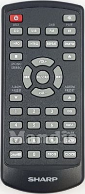 Telecomando originale SHARP RMCSSP0025N (105001212)