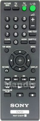 Telecomando originale SONY RMT-D187P (148700611) Telecomando originale SONY RMT-D187P (148700611)